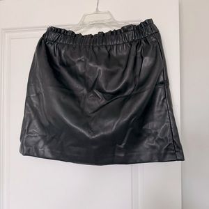 LOFT Leather Skirt